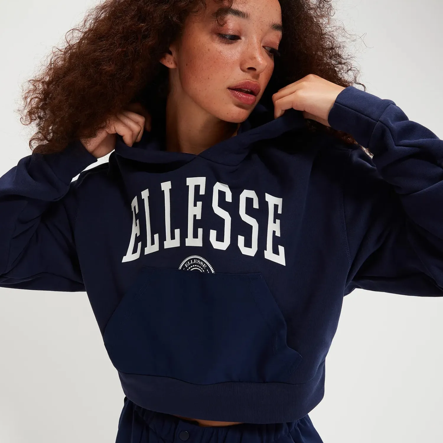 Ellesse Women's Rosarian Cropped Hoody | Women Hoodies & Sweatshirts